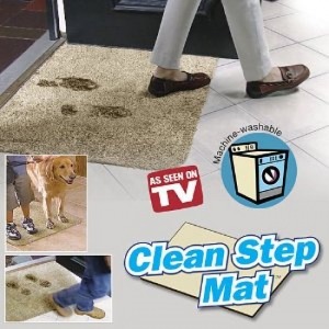 Супер-впитывающий придверный коврик Clean Step Mat со скидкой 50% или 55% скидкой за два!