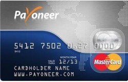 Бесплатно дебетная Payoneer MasterCard карта + 25$